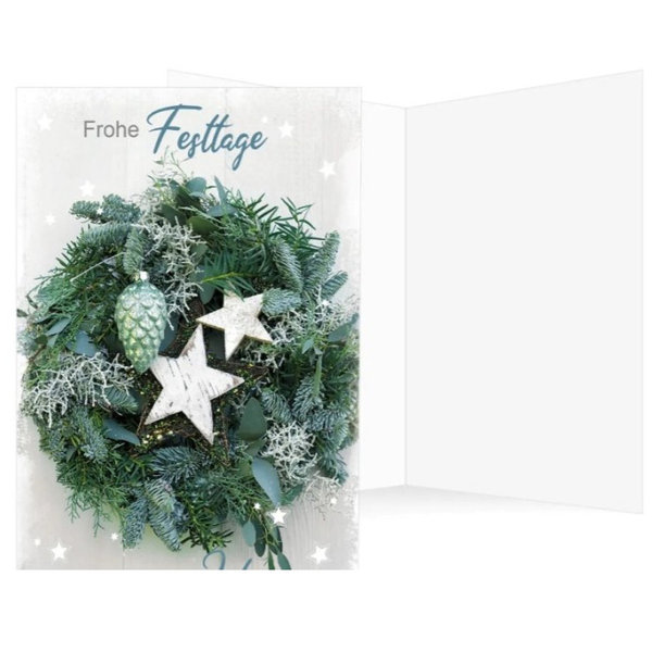 Weihnachtskarten “Frohe Festtage”